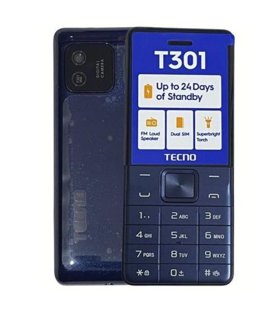 NEW Tecno T301 Dual Sim With Camera & TorchLight Fm, Speaker Featured Phones