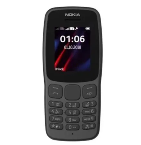 Nokia 106 Original Brand New Keypad Basic Phone 800 mAh Dual Sim Featured Phones