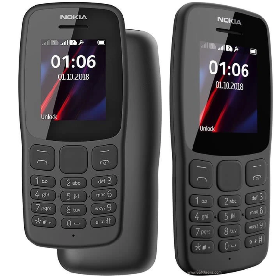 Nokia 106 Original Brand New Keypad Basic Phone 800 mAh Dual Sim Featured Phones