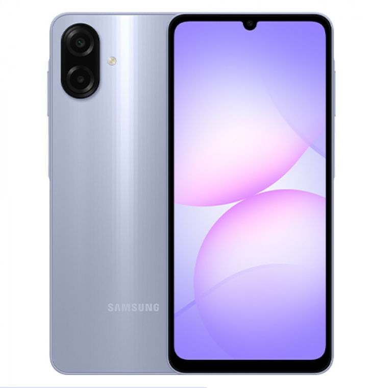 Samsung Galaxy A07 6.7-inch HD+ LCD display with 90Hz 128GB+4GB OR 64GB+4GB 50 MP + 2 MP  Camera Dual Sim, 4G,Android v15 Smart Phones