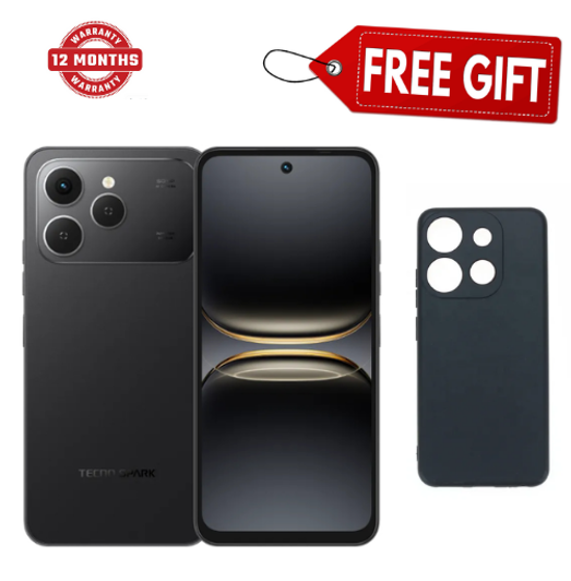 Tecno Spark 40 AI Phone 128GB + 8GB(4+4) 6.67'' Hole Screen 50MP Main Camera 8MP Front Camera 45W Super Charging 5200mAh BatterySide Fingerprint Infrared Remote Control Free Cover SmartPhones