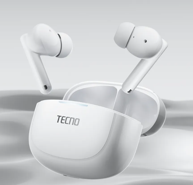 Tecno Buds 4 Air BD04 TWS Earbuds, 320mAh, Up To 22 Hours Playtime, Enhanced Bass, Touch Control Bluetooth Earphones