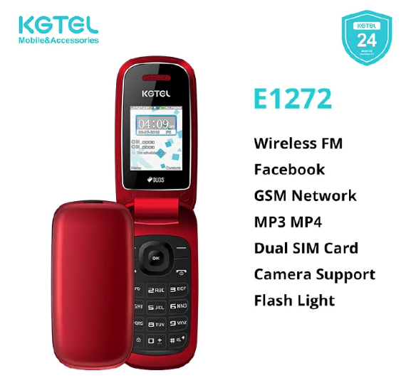 Kgtel E1272 Mobile Phone Dual Sim 32MB 2G