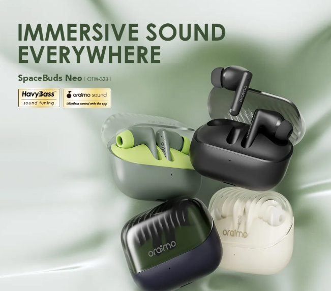 oraimo SpaceBuds Neo True Wireless Spatial Earbuds Bluetooth Earphones