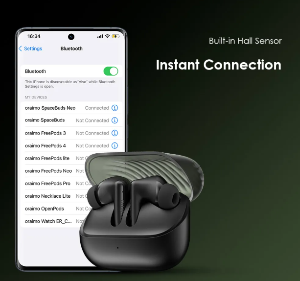 oraimo SpaceBuds Neo True Wireless Spatial Earbuds Bluetooth Earphones