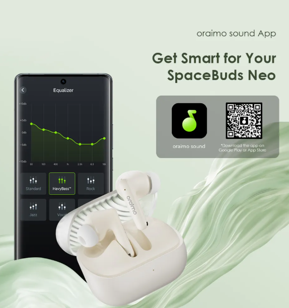 oraimo SpaceBuds Neo True Wireless Spatial Earbuds Bluetooth Earphones
