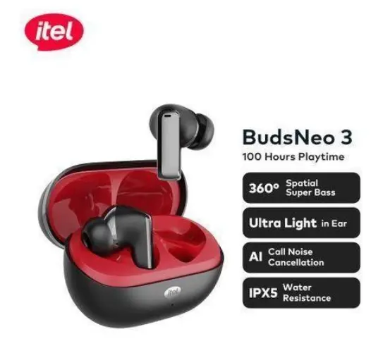 itel TWS BUDSNEO 3 Earbuds Earpods BUDS NEO 3 100Hours ENC
