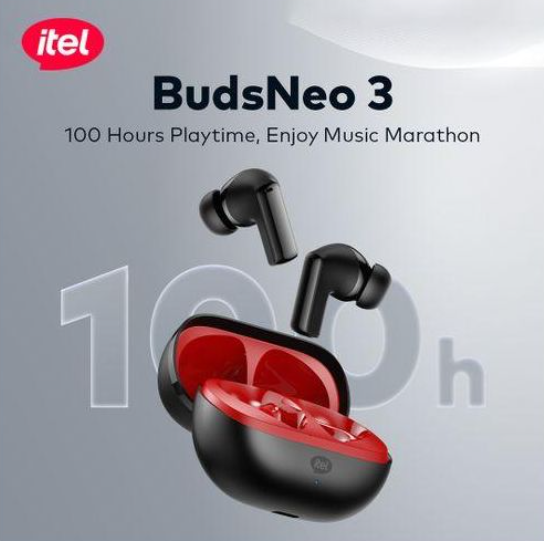 itel TWS BUDSNEO 3 Earbuds Earpods BUDS NEO 3 100Hours ENC