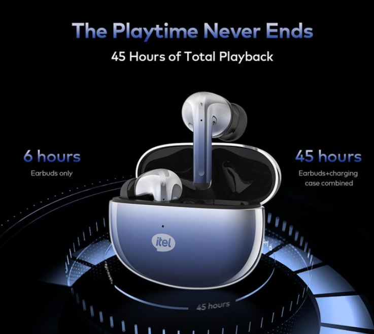 itel TWS BudsPlay Earbuds 4 Mic ENC Gaming Mode Co-branded Boomplay  Bluetooth Earphones