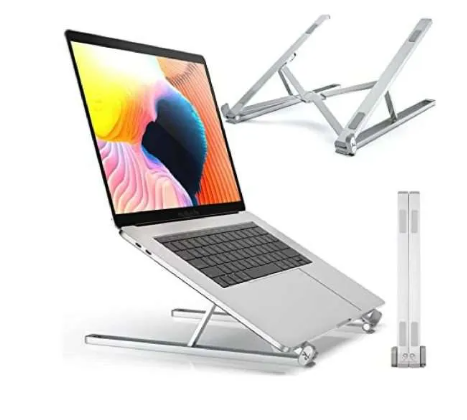 Accessory Aluminum Alloy Laptop Stand With Adjustable Height And Foldable Computer Stand