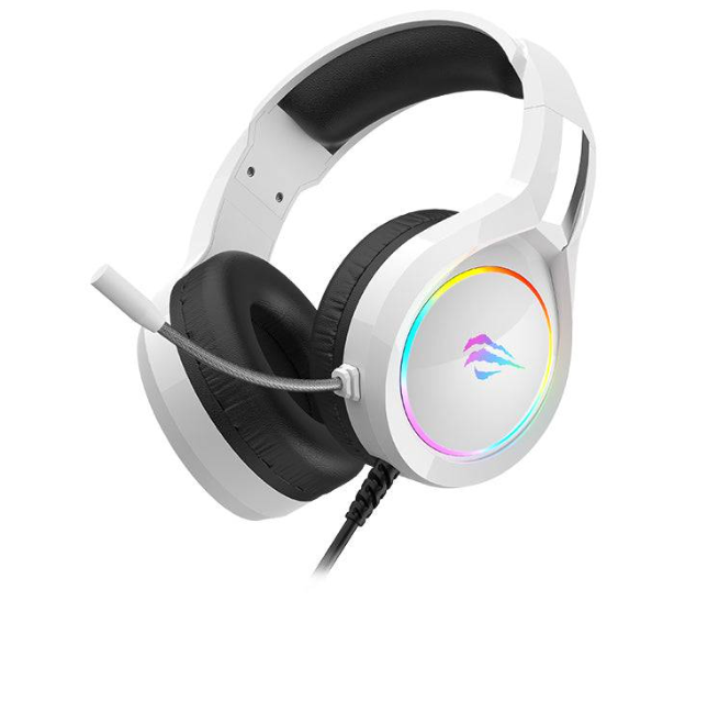 HAVIT H2232D RGB Gaming Headset  for PC / PS 4 / XBOX / Phone / Tablet with 360° Adjustable Noiseless Microphone