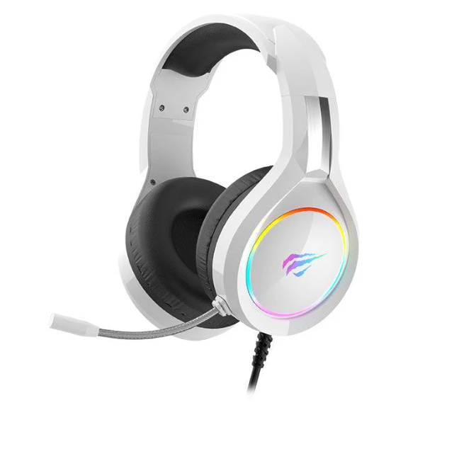 HAVIT H2232D RGB Gaming Headset  for PC / PS 4 / XBOX / Phone / Tablet with 360° Adjustable Noiseless Microphone