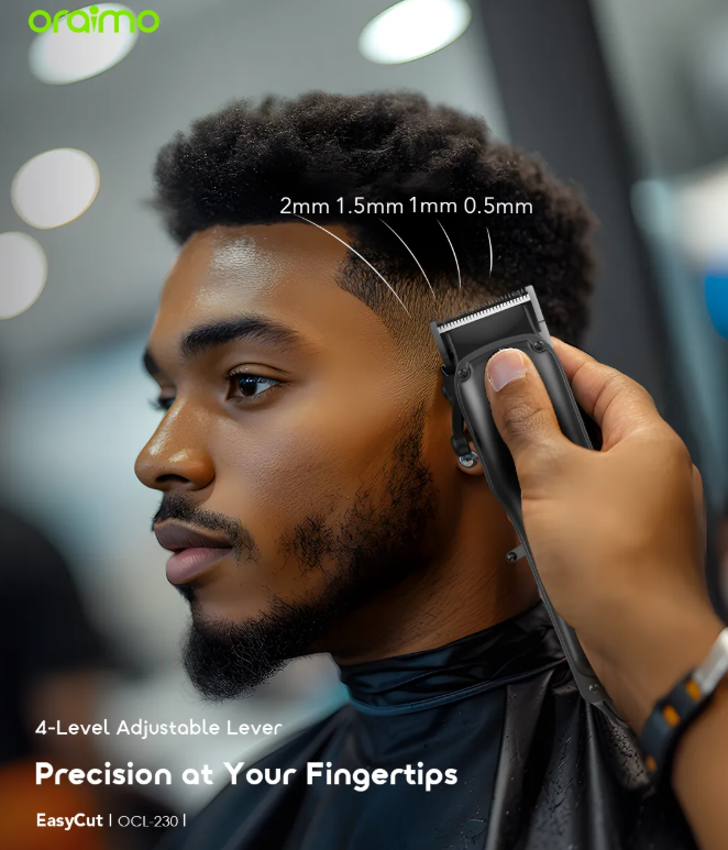 oraimo EasyCut Super Powerful Adjustable Hair Clipper Shaving Machine