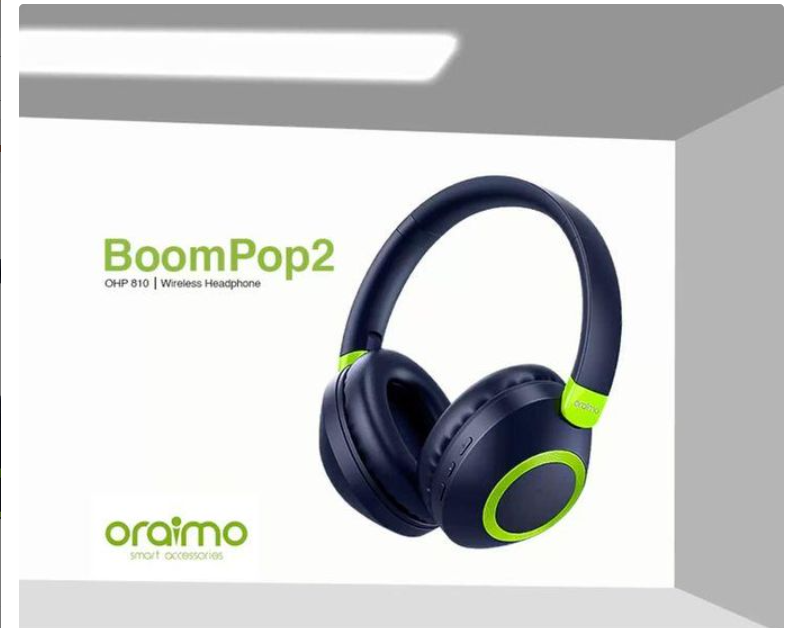 HEADPHONES!! Oraimo BoomPop2S ENC Over-Ear Wireless Headphones