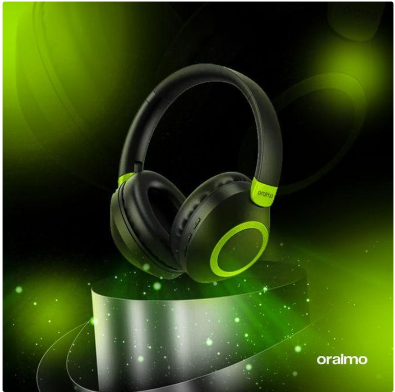HEADPHONES!! Oraimo BoomPop2S ENC Over-Ear Wireless Headphones