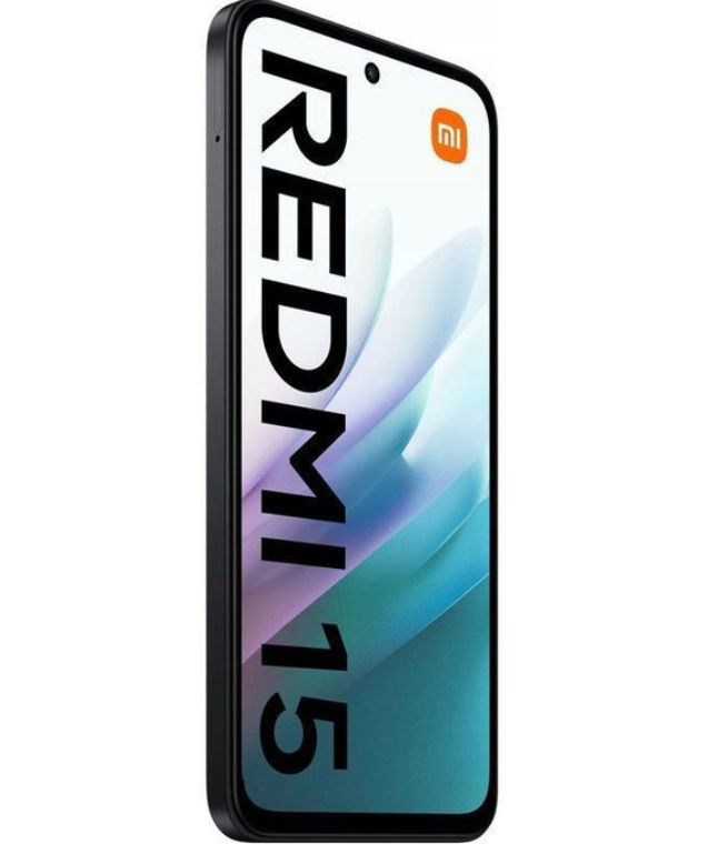 XIAOMI Redmi 15 4G, 6GB RAM + 128GB, 7000mAh, Black (2YRs WRTY) Smart Phones + free powerbank