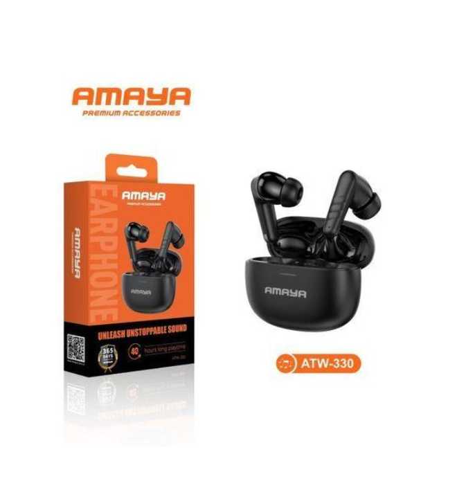 Amaya Atw-330 40Hrs Long Play Time Powerful Bluetooth Earbuds/ Earpods Bluetooth Earphone