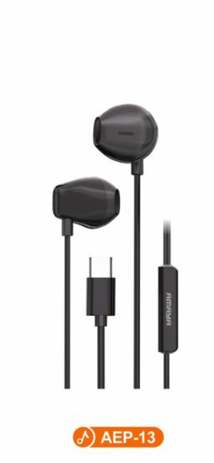 Amaya Stereo Bass Type C Earphones With Mic-AEP-13