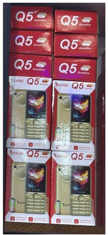 KABAMBE PHONE!! Bontel Big screen Four Sim 3000mAh keypad phone - Q5k Featured Phones