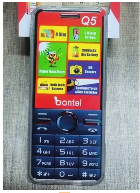 KABAMBE PHONE!! Bontel Big screen Four Sim 3000mAh keypad phone - Q5k Featured Phones