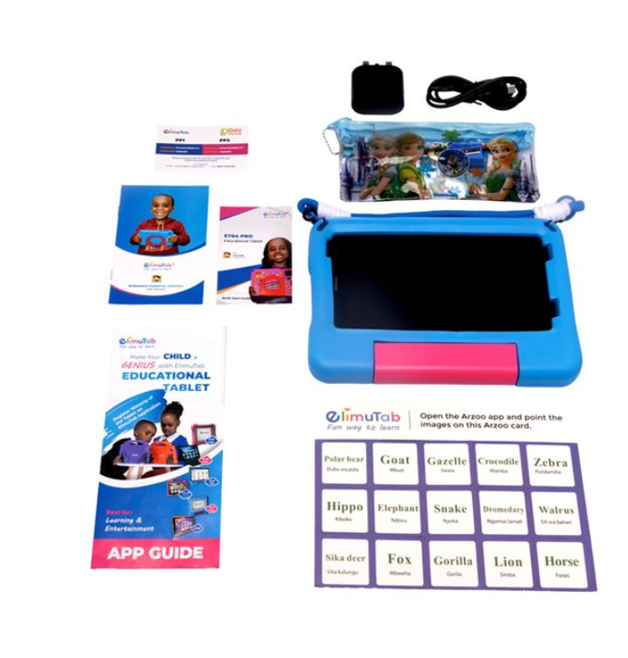 Elimu tab Educational Kids Tablet- ET04 Blue