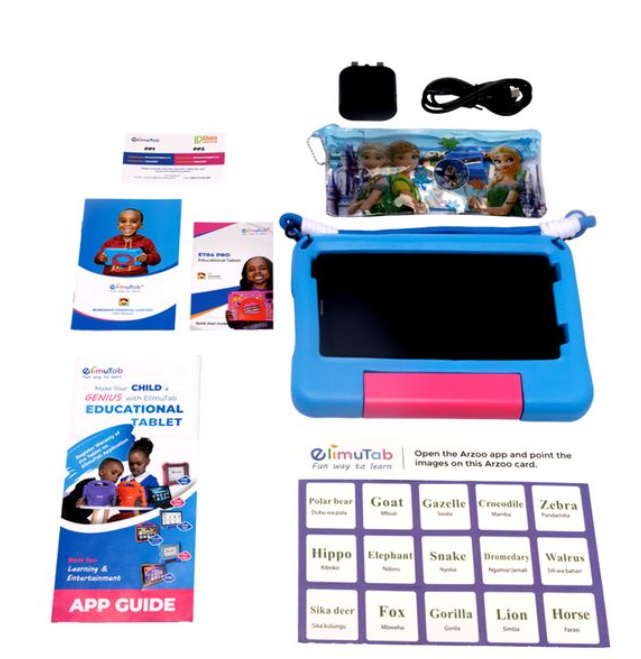 Elimu tab Educational Kids Tablet- ET04 Blue