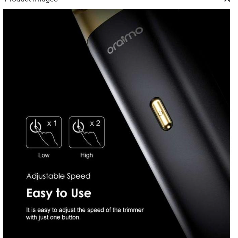 Oraimo Trimmer OPC- TR12 Smart Adjustable Speed Multi-functional Trimmer With Travel Lock