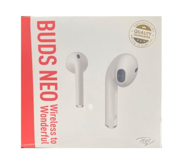Itel Bud Neo TWS Bluetooth Touch Control Earbuds With Noice Cancelation  Bluetooth Earphones