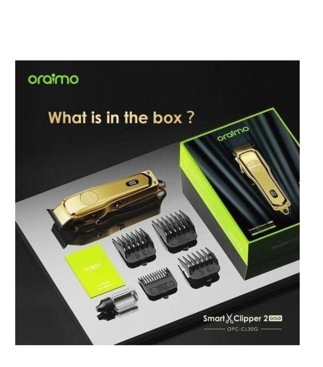 Oraimo Fashion Cordless SHaving Machine_Smart Clipper 2Gold