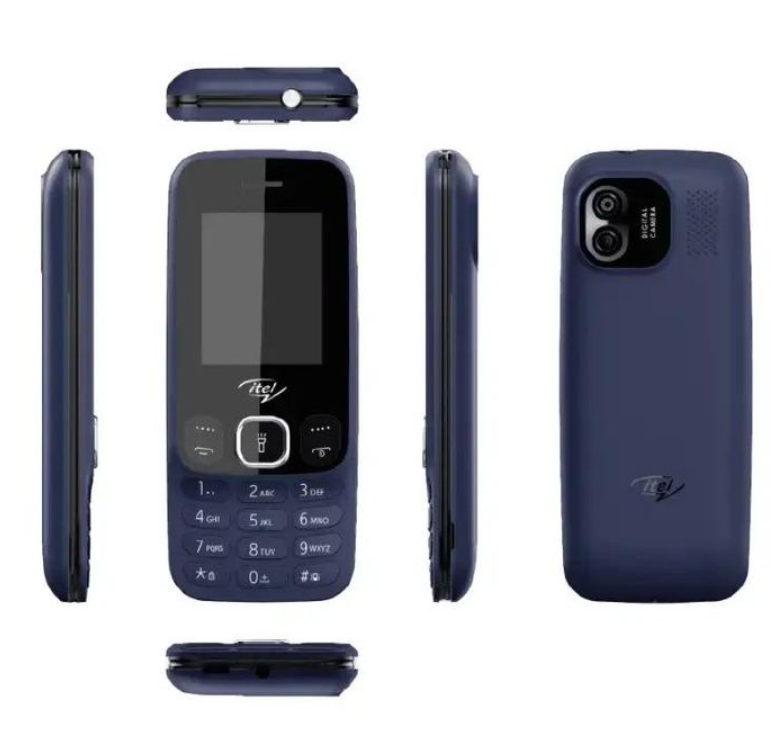 Itel it2166 With 2.0” Bright Big LCD Screen, 1000mAh Big Battery, Wireless FM Radio, Dual SIM, Feature Cell Kababe Phone