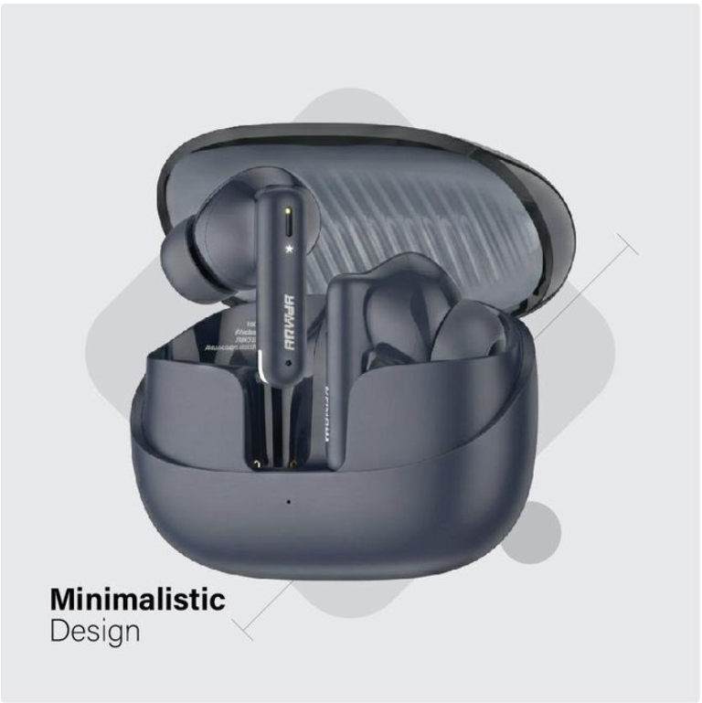 Amaya Premium Deep Bass Earbuds ATW-323 Bluetooth 5.3 Wireless Comfort-Fit In-Ear Design with Fast Charging Case  Bluetooth Earphones