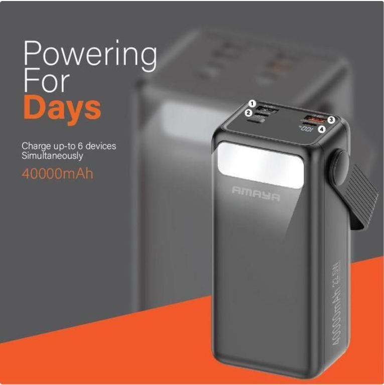 Amaya PowerBox 400 APB-40 40000mAh 22.5W PD Fast Charging Powerbank power bank