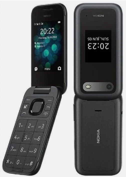 Nokia 2660 Flip Dual SIM - 2.8" Display, 4G LTE, Wireless FM Radio, 1450mAh Battery, Loud Speaker, Durable Classic Flip Phone