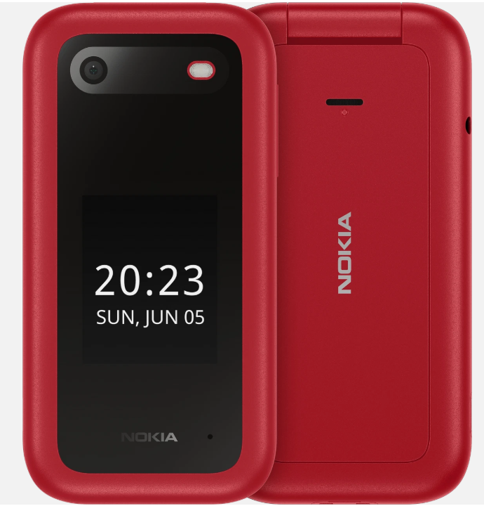 Nokia 2660 Flip Dual SIM - 2.8" Display, 4G LTE, Wireless FM Radio, 1450mAh Battery, Loud Speaker, Durable Classic Flip Phone