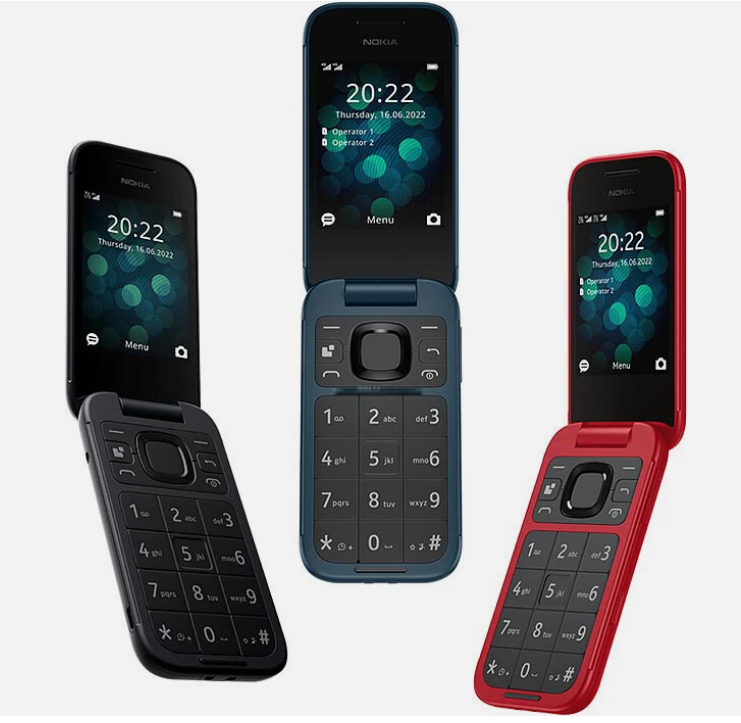 Nokia 2660 Flip Dual SIM - 2.8" Display, 4G LTE, Wireless FM Radio, 1450mAh Battery, Loud Speaker, Durable Classic Flip Phone