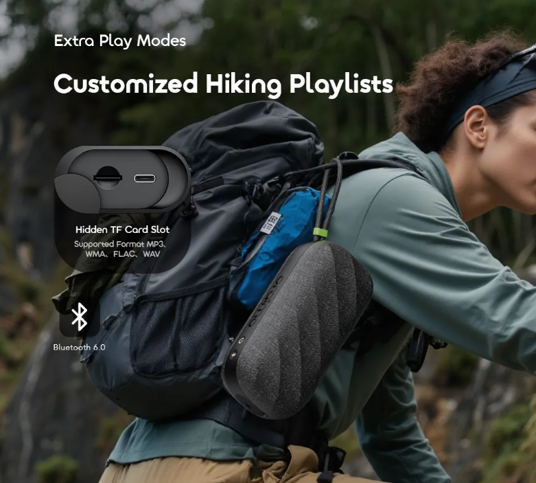 oraimo SpaceBox Active 25W Portable Speaker with FM Radio & Custom EQ Wireless Bluetooth Speaker