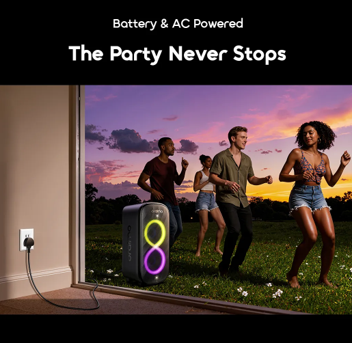 oraimo SpaceBox Max 200W Auracast SpaceBox Max  Portable Bluetooth Speakers