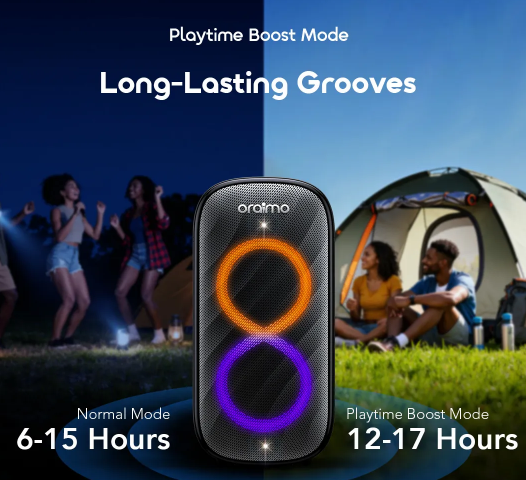 oraimo SpaceBox Max 200W Auracast SpaceBox Max  Portable Bluetooth Speakers