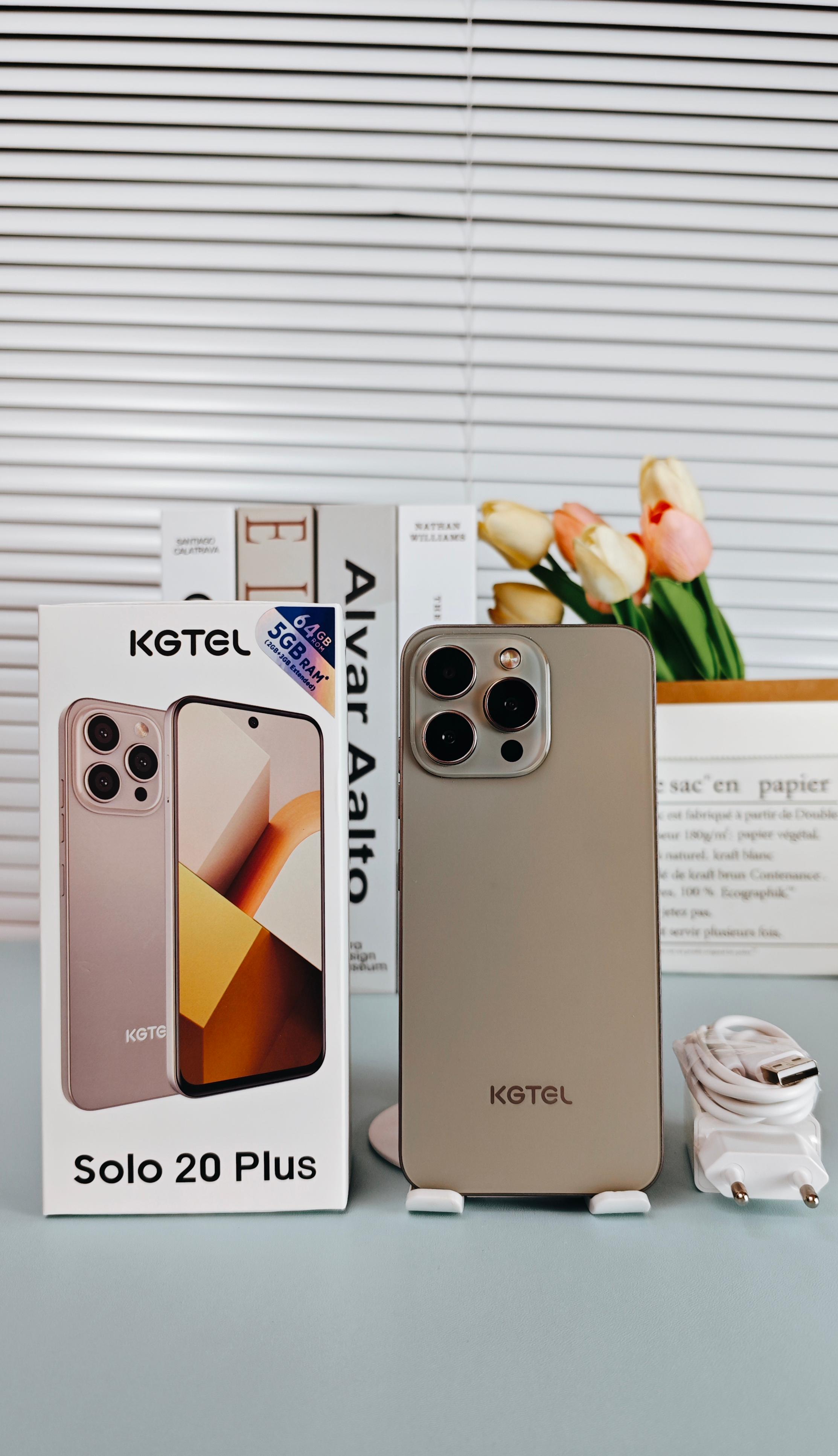 Kgtel SOLO 20 PLUS 64GB ROM+5GBRAM BATTERY 5000MAH SCREEN 6.67" NETWORK 2G/3G CAMERA REAR 13MP+FRONT 8MP FACE UNLOCK SIDE MOUNTED FINGERPRINT SMART PHONE