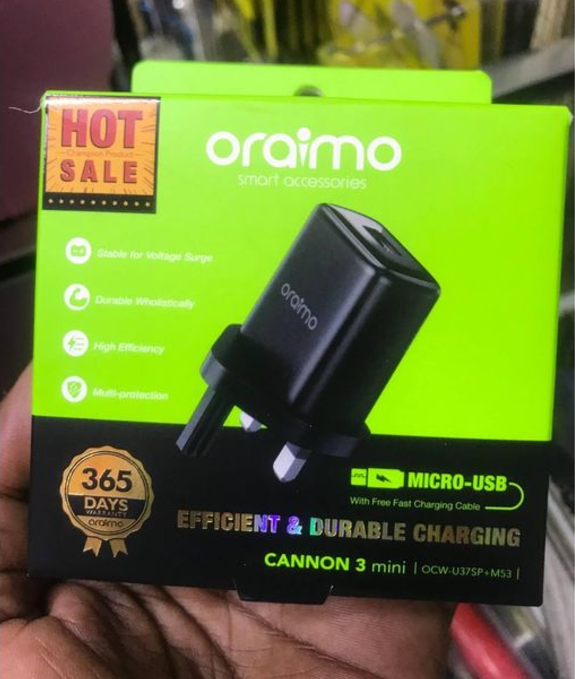 Oraimo Fast Charging Original Charger