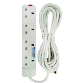 [ TODAY CLEARANCE OFFER ]Free Gift with Every Power King UK Outlet Extension Socket Wire Home  220V Commercial Power Strip Shell Copper Piano Xenon ABS Nordic Extension 13A