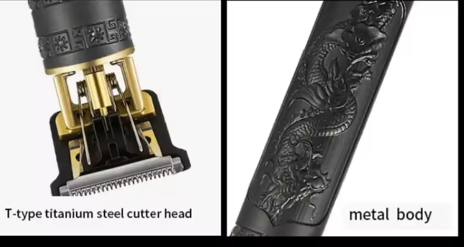 GRAB YOURS TODAY // ON OFFER📍📍Professional Vintage Electric Rechargeable 10W Hair Clipper & Barber Trimmer T9 for Men's Hair Cutting