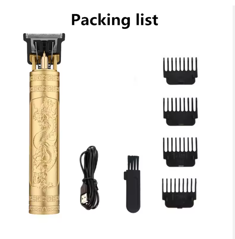 GRAB YOURS TODAY // ON OFFER📍📍Professional Vintage Electric Rechargeable 10W Hair Clipper & Barber Trimmer T9 for Men's Hair Cutting