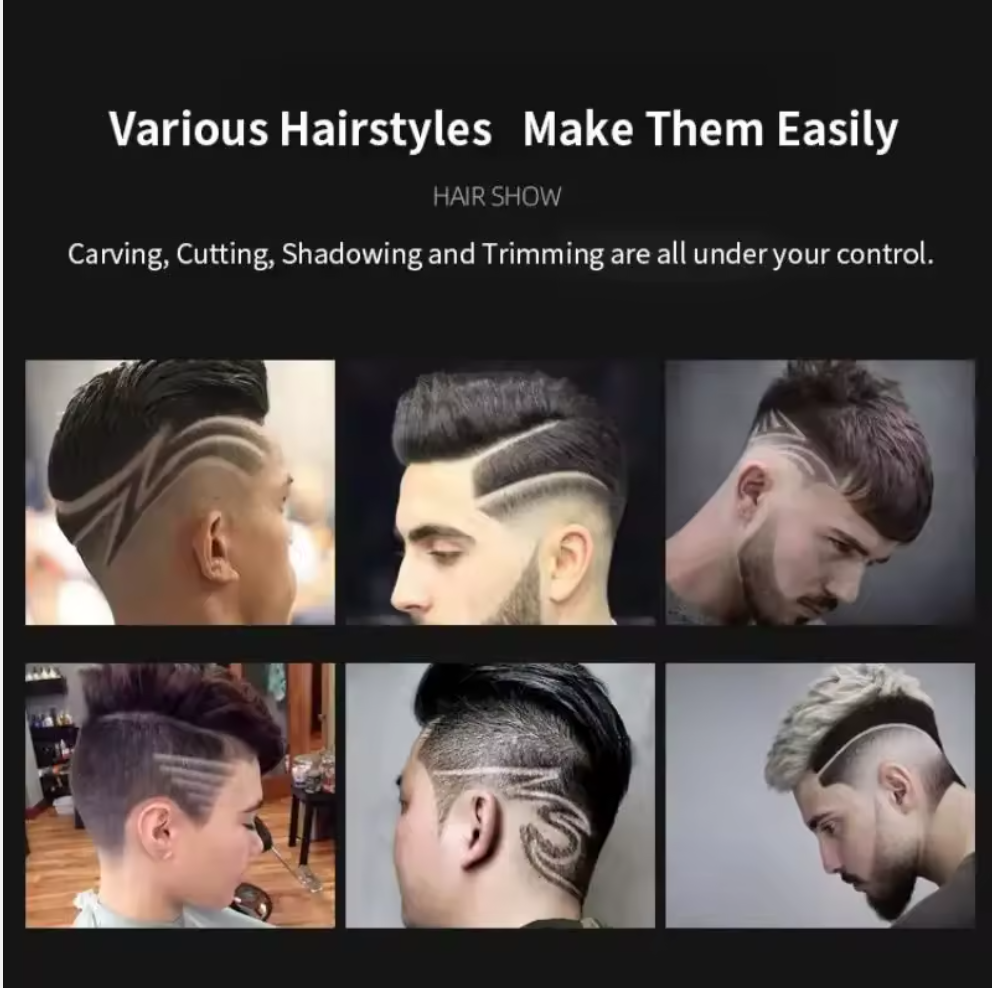 GRAB YOURS TODAY // ON OFFER📍📍Professional Vintage Electric Rechargeable 10W Hair Clipper & Barber Trimmer T9 for Men's Hair Cutting