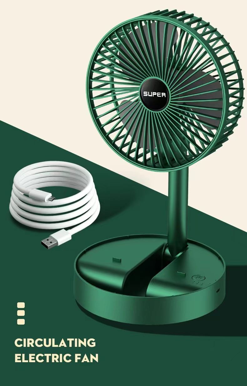 Portable Telescopic Foldable Fan