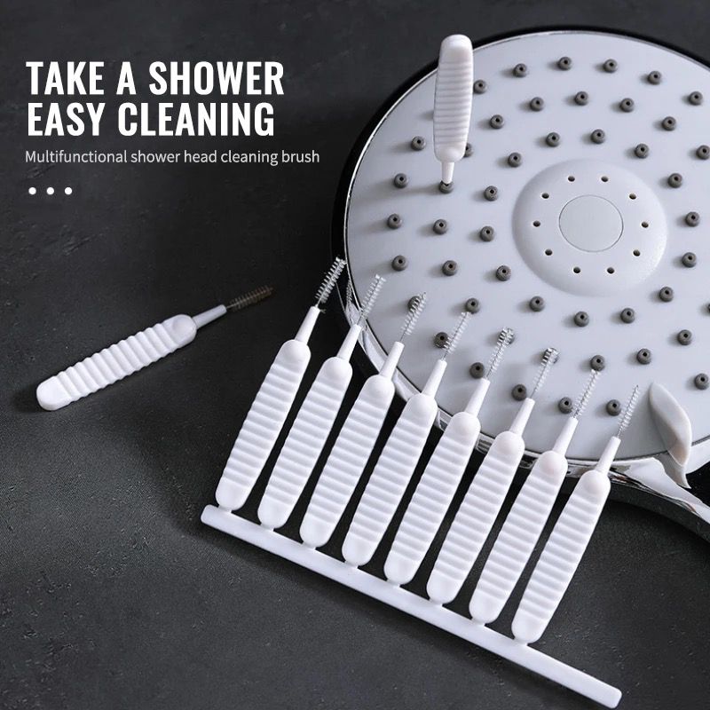 Shower Head Cleaning Brushes 10pcs. Washing Anti-clogging Small Brushes Pore Gap Cleaning Brushes,can be used in Kitchen, Toilet and Phone Hole