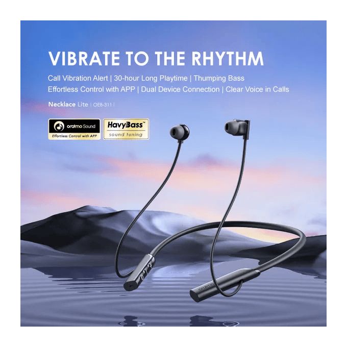 oraimo Necklace Lite Call Vibration Wireless Headphones