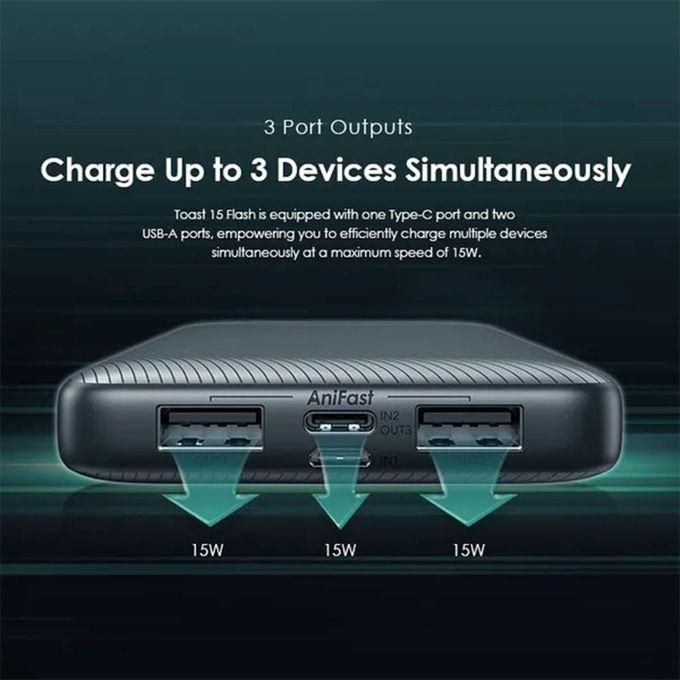 oraimo Toast 15 Flash 10000mAh Fast Charging Power Bank