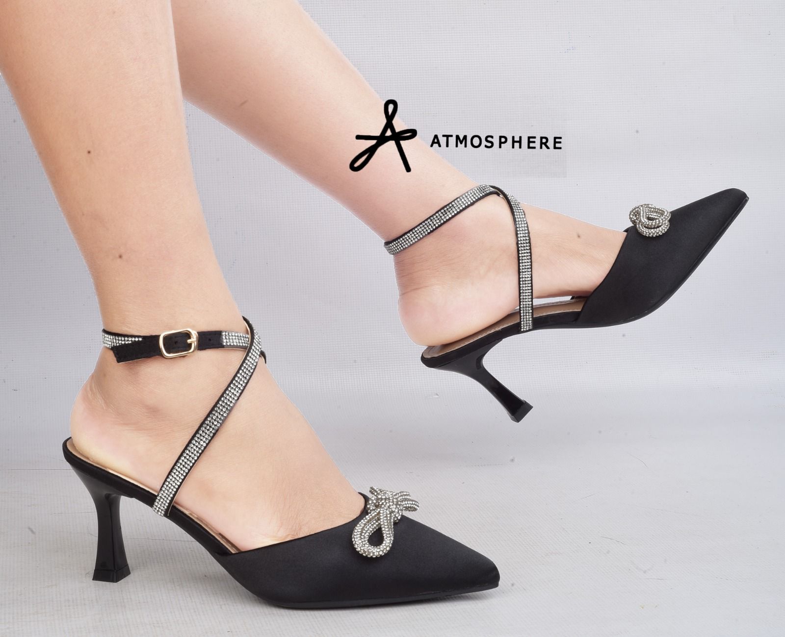 Ladies shoes Women casual shoes slope heels-black