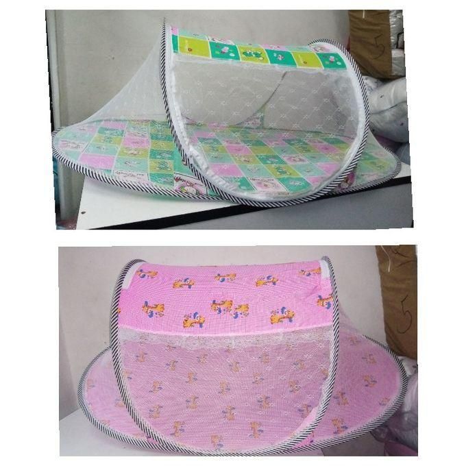 Portable&Foldable Baby Bassinet/Sleeping Nest/ Mosquito Net (doted Prints/ Cartoon Theme/ Flower Theme)